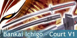 Bleach Katanas Bankais, Epées de Ichigo, Sabres Zanpakuto, Shikai