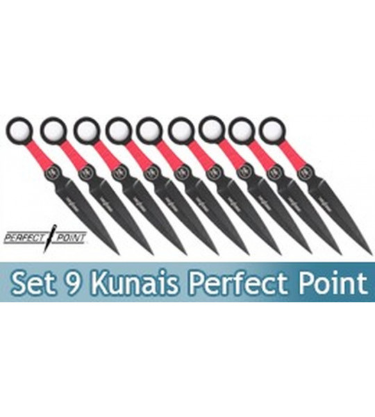 Set 9 Kunais Perfect Point PP-060-9