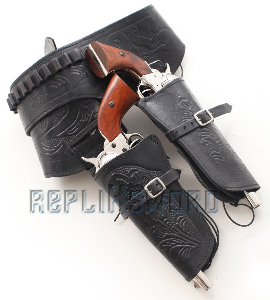 Accessoires Cowboy pistolet de cow-boy avec holster et ceinture