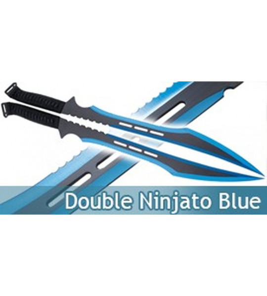 Double Ninjato Survivor Epee Blue Edition Sabre