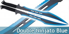 Double Ninjato Survivor Epee Blue Edition Sabre