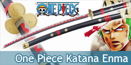 Katana Fonctionnel Enma de Zoro One Piece - Katana - Magasin Airsoft,  répliques et vêtements militaires avec stock réel et expéditions en 24  heures ouvrables.