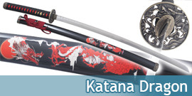 Katana Japonais Dragon...