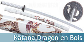 Katana en Bois Dragon Epee...