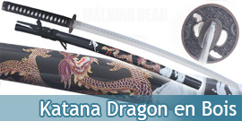 Katana en Bois Dragon Epee...