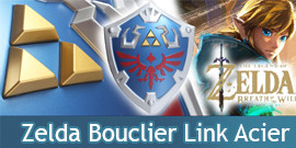 Zelda Bouclier Acier Deluxe...