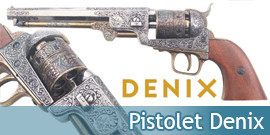 Revolver Denix Pistolet Haut de Gamme Reproduction Arme - Repliksword